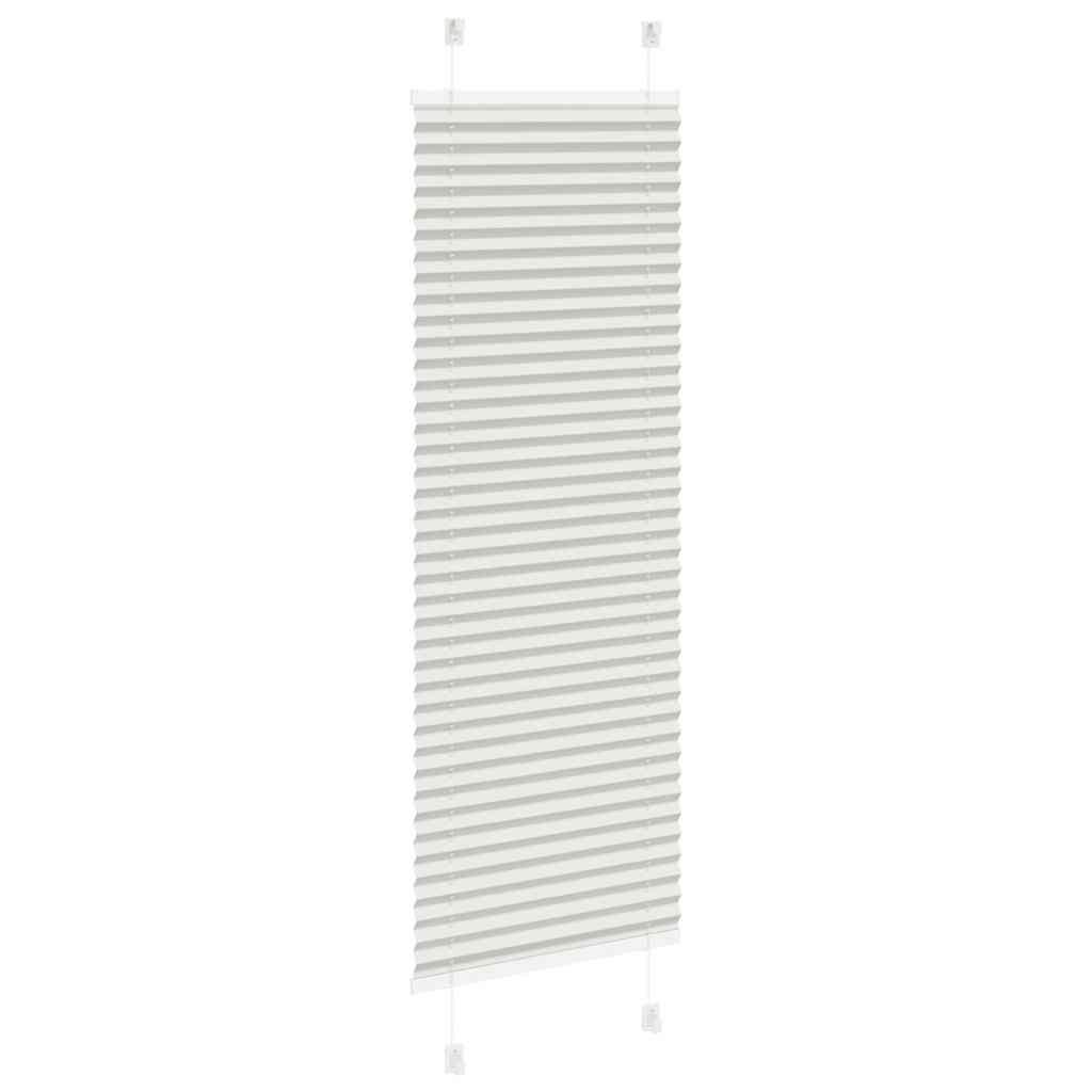 Plissé rolgordijn 40x100 cm stofbreedte 39,4 cm lichtgrijs is nu te koop bij PeponiXL, paradijselijk wonen!