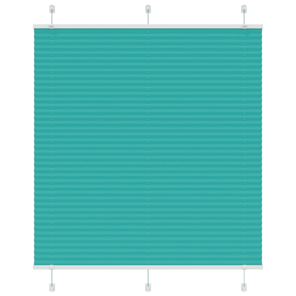 Plissé rolgordijn 120x100cm stofbreedte 119,4cm petrol groen is nu te koop bij PeponiXL, paradijselijk wonen!