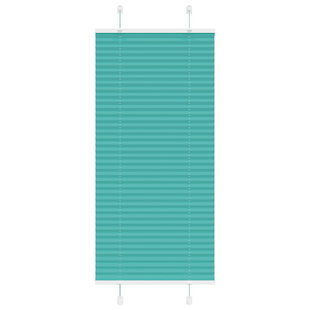 Plissé rolgordijn 60x150 cm stofbreedte 59,4 cm petrol groen is nu te koop bij PeponiXL, paradijselijk wonen!