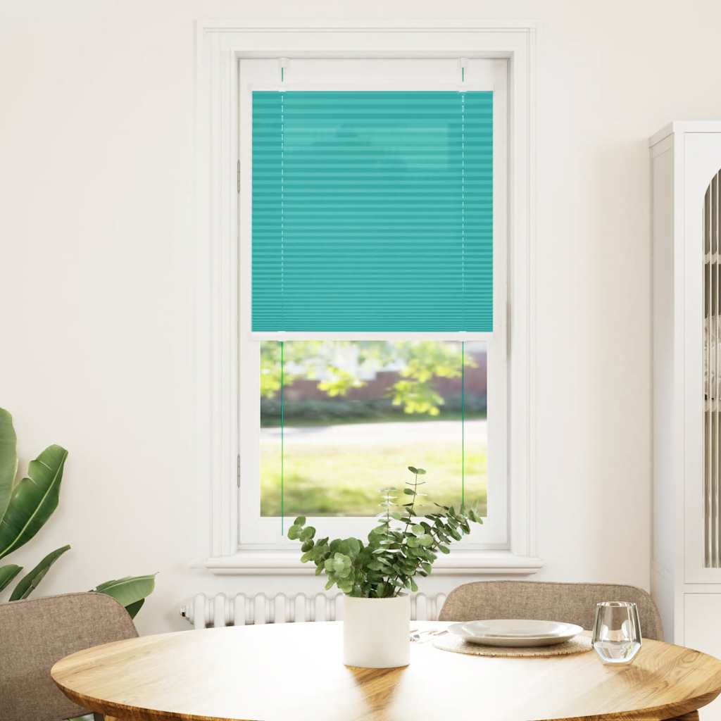 Plissé rolgordijn 60x150 cm stofbreedte 59,4 cm petrol groen is nu te koop bij PeponiXL, paradijselijk wonen!