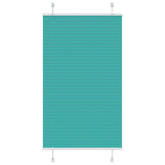 Plissé rolgordijn 70x150 cm stofbreedte 69,4 cm petrol groen is nu te koop bij PeponiXL, paradijselijk wonen!