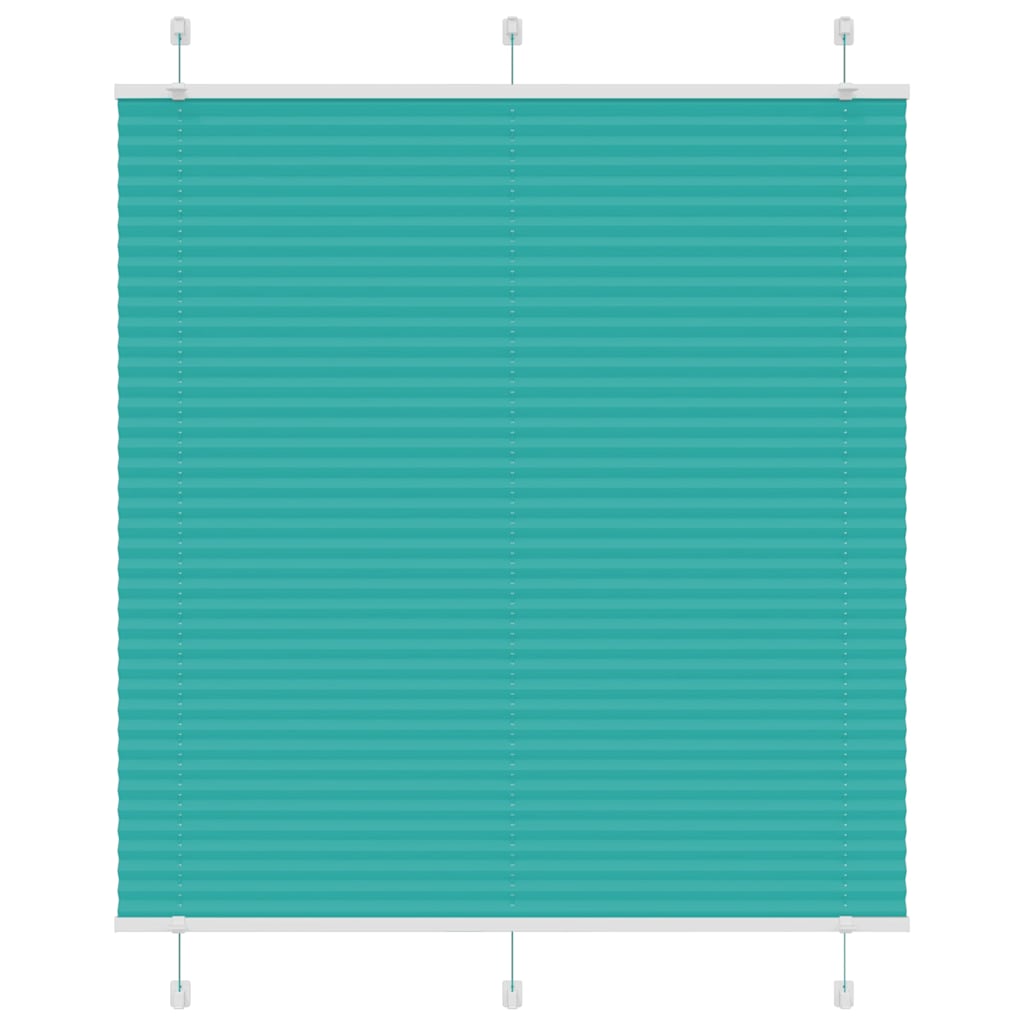 Plissé rolgordijn 115x150cm stofbreedte 114,4cm petrol groen is nu te koop bij PeponiXL, paradijselijk wonen!