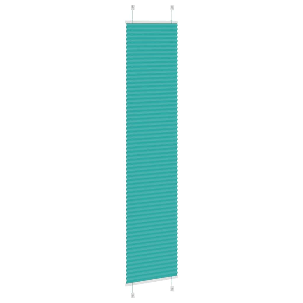 Plissé rolgordijn 40x200 cm stofbreedte 39,4 cm petrol groen is nu te koop bij PeponiXL, paradijselijk wonen!