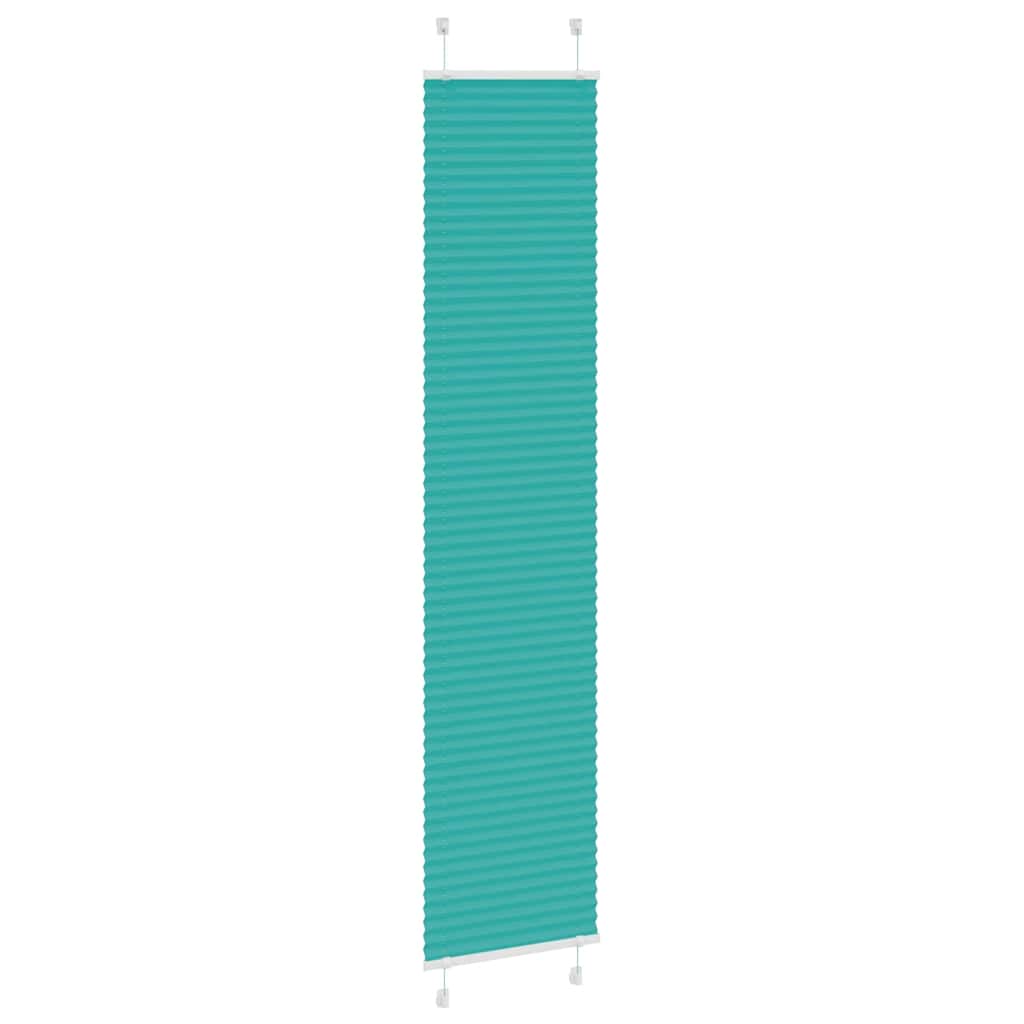 Plissé rolgordijn 50x200 cm stofbreedte 49,4 cm petrol groen is nu te koop bij PeponiXL, paradijselijk wonen!
