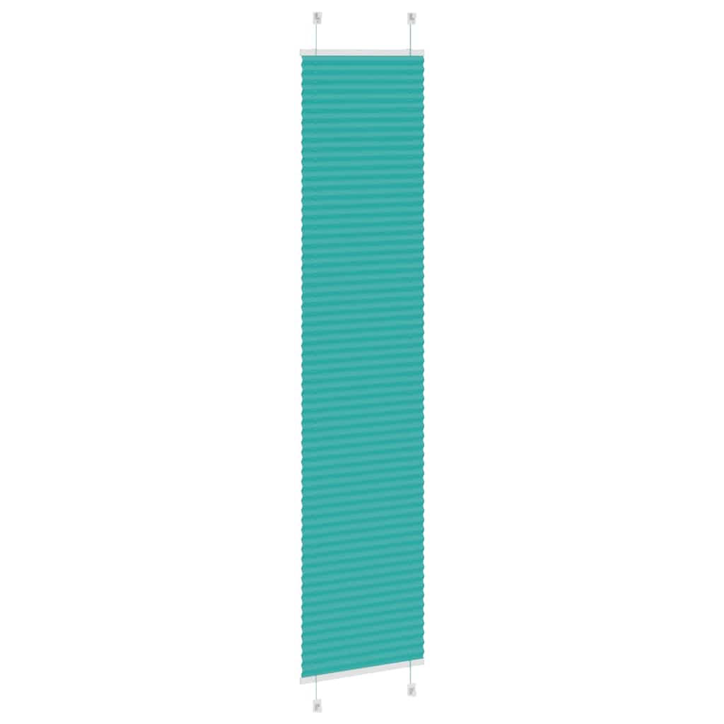 Plissé rolgordijn 50x200 cm stofbreedte 49,4 cm petrol groen is nu te koop bij PeponiXL, paradijselijk wonen!