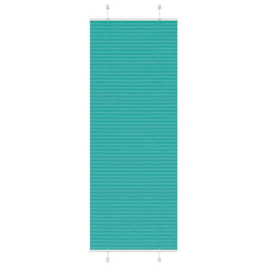 Plissé rolgordijn 70x200 cm stofbreedte 69,4 cm petrol groen is nu te koop bij PeponiXL, paradijselijk wonen!