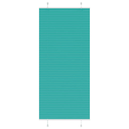 Plissé rolgordijn 95x200 cm stofbreedte 94,4 cm petrol groen is nu te koop bij PeponiXL, paradijselijk wonen!