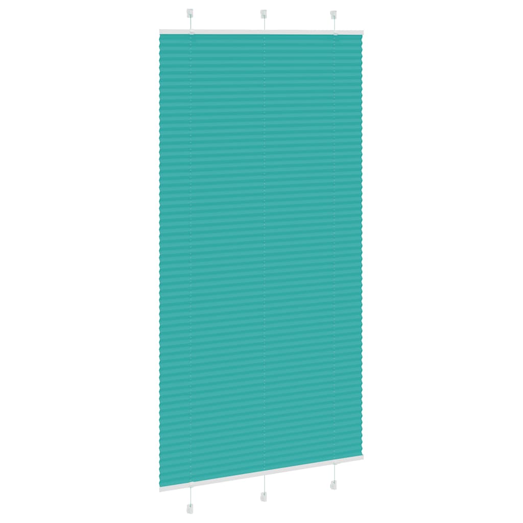 Plissé rolgordijn 110x200cm stofbreedte 109,4cm petrol groen is nu te koop bij PeponiXL, paradijselijk wonen!