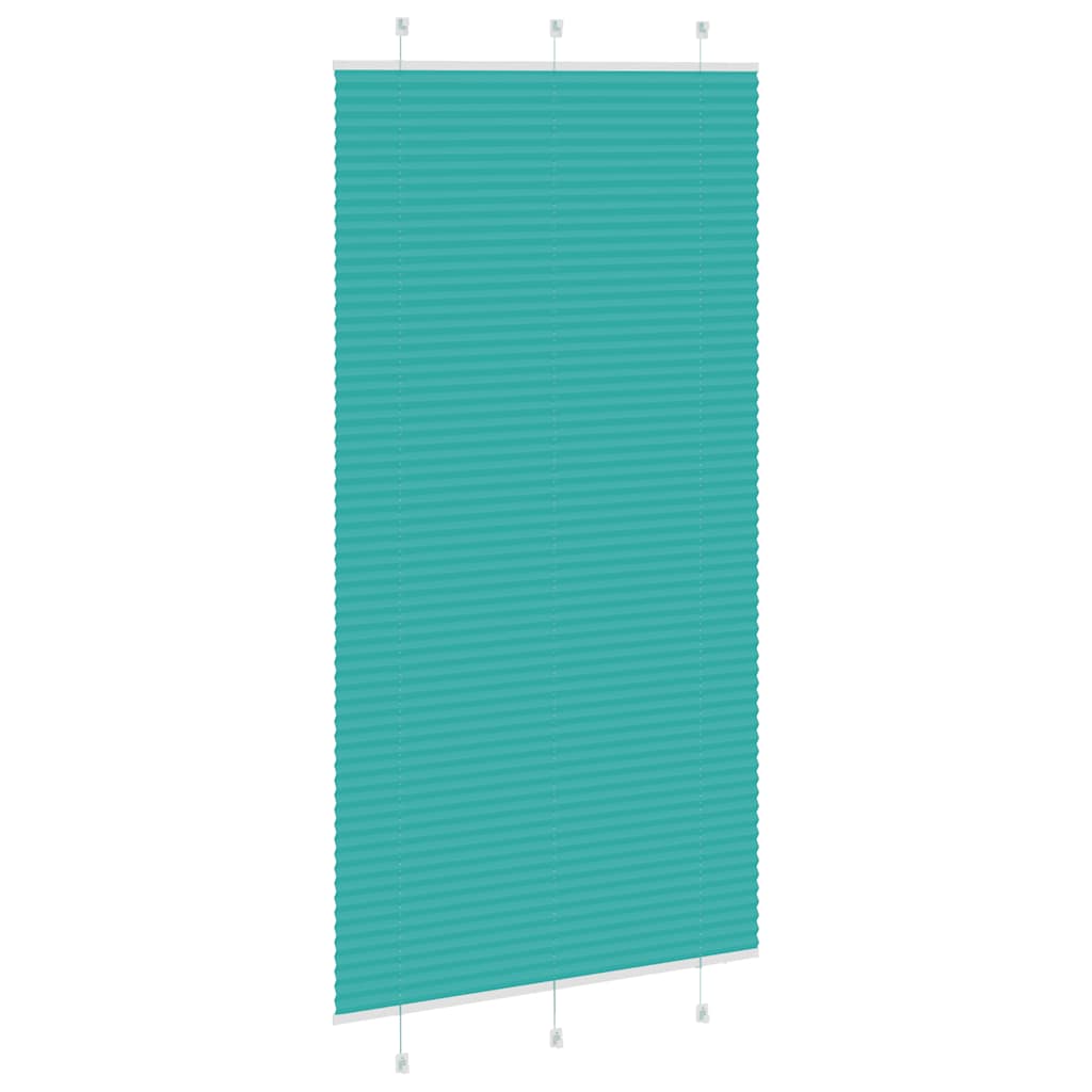 Plissé rolgordijn 110x200cm stofbreedte 109,4cm petrol groen is nu te koop bij PeponiXL, paradijselijk wonen!