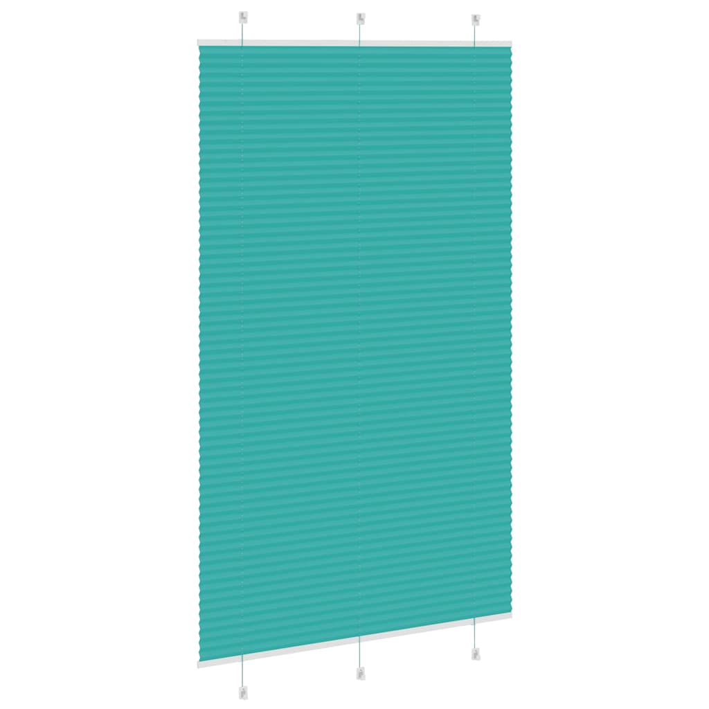 Plissé rolgordijn 115x200cm stofbreedte 114,4cm petrol groen is nu te koop bij PeponiXL, paradijselijk wonen!