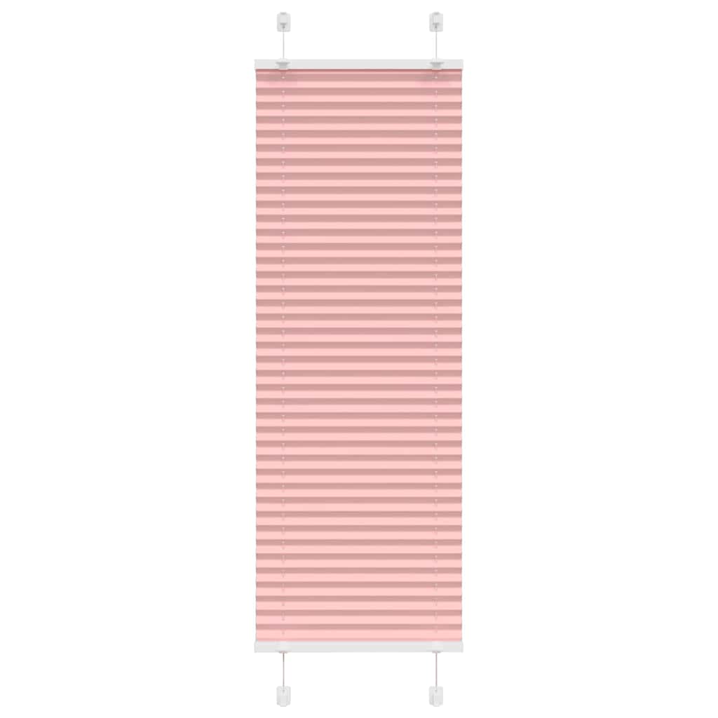 Plissé rolgordijn 45x100 cm stofbreedte 44,4 cm polyester roze is nu te koop bij PeponiXL, paradijselijk wonen!