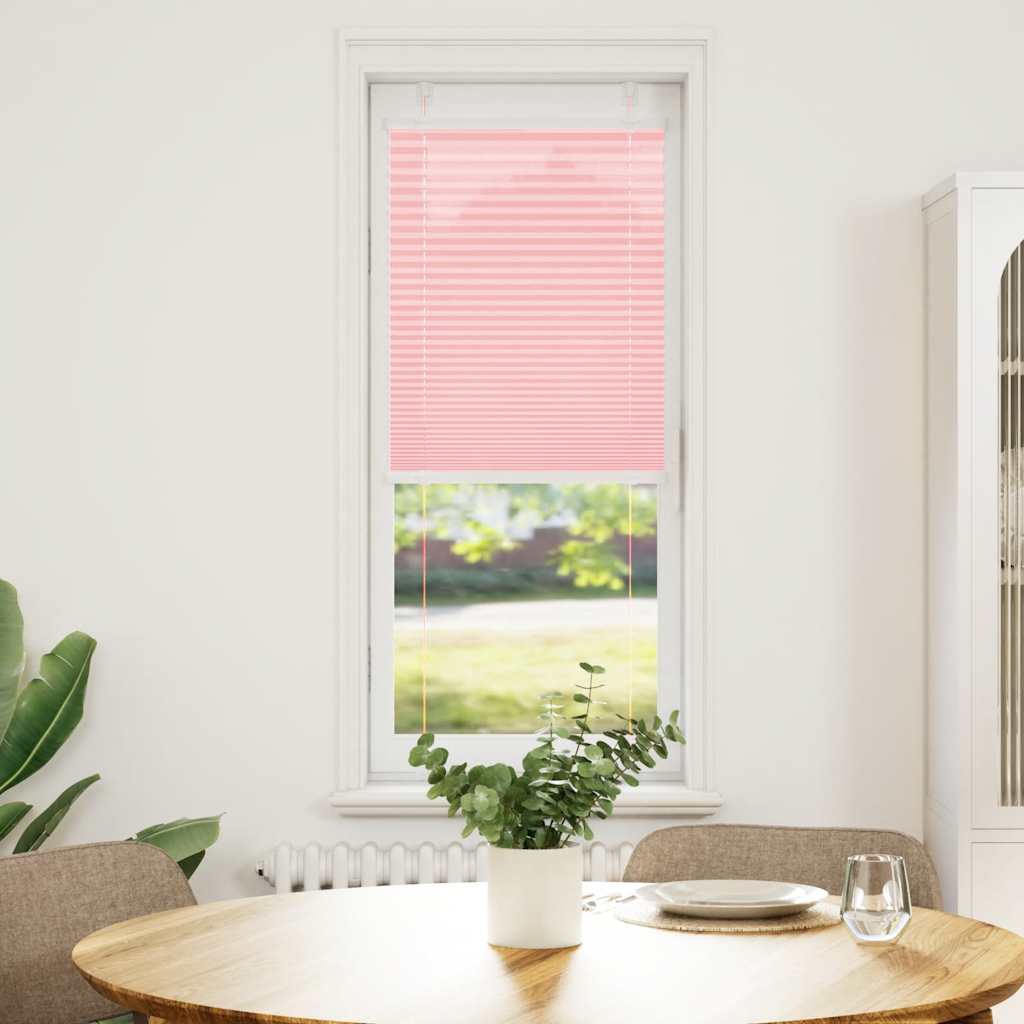 Plissé rolgordijn 45x100 cm stofbreedte 44,4 cm polyester roze is nu te koop bij PeponiXL, paradijselijk wonen!
