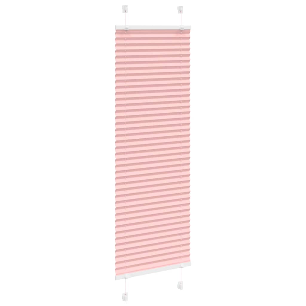 Plissé rolgordijn 45x100 cm stofbreedte 44,4 cm polyester roze is nu te koop bij PeponiXL, paradijselijk wonen!