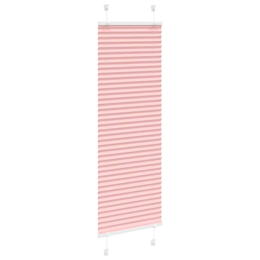 Plissé rolgordijn 50x100 cm stofbreedte 49,4 cm polyester roze is nu te koop bij PeponiXL, paradijselijk wonen!