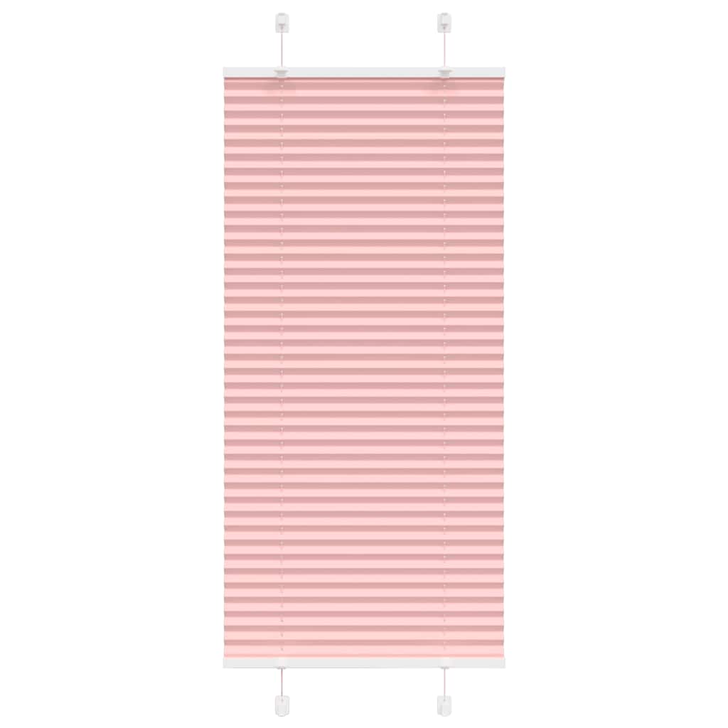 Plissé rolgordijn 65x100 cm stofbreedte 64,4 cm polyester roze is nu te koop bij PeponiXL, paradijselijk wonen!