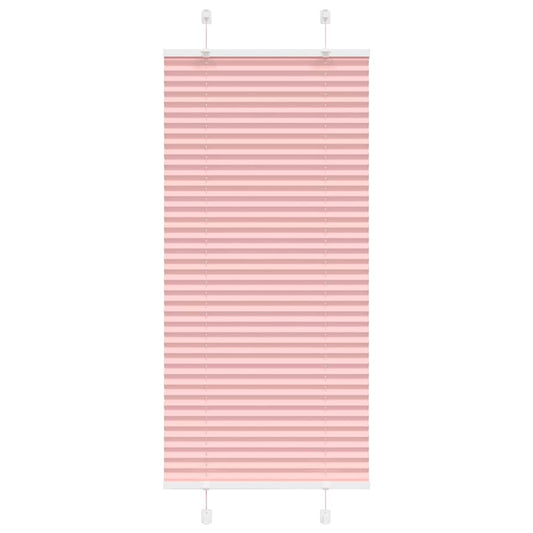 Plissé rolgordijn 65x100 cm stofbreedte 64,4 cm polyester roze is nu te koop bij PeponiXL, paradijselijk wonen!