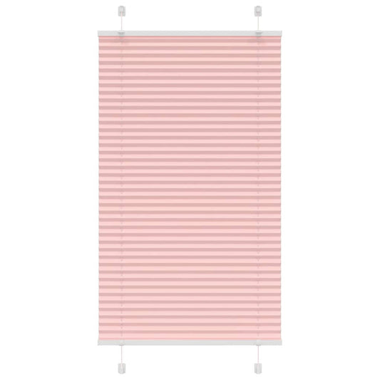 Plissé rolgordijn 70x100 cm stofbreedte 69,4 cm polyester roze is nu te koop bij PeponiXL, paradijselijk wonen!