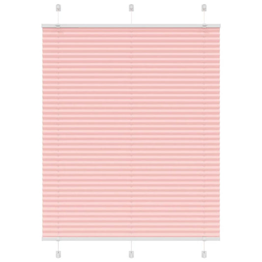 Plissé rolgordijn 105x100cm stofbreedte 104,4cm polyester roze is nu te koop bij PeponiXL, paradijselijk wonen!