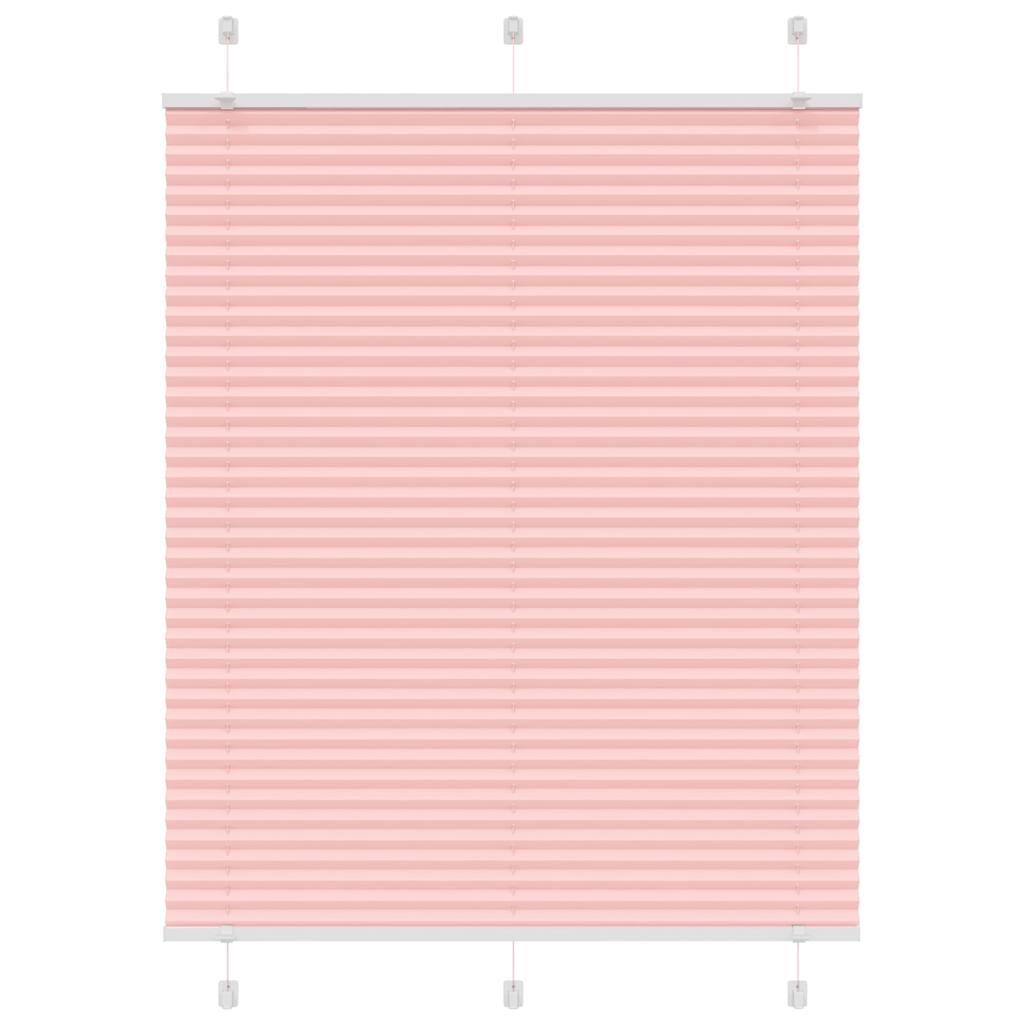 Plissé rolgordijn 110x100cm stofbreedte 109,4cm polyester roze is nu te koop bij PeponiXL, paradijselijk wonen!
