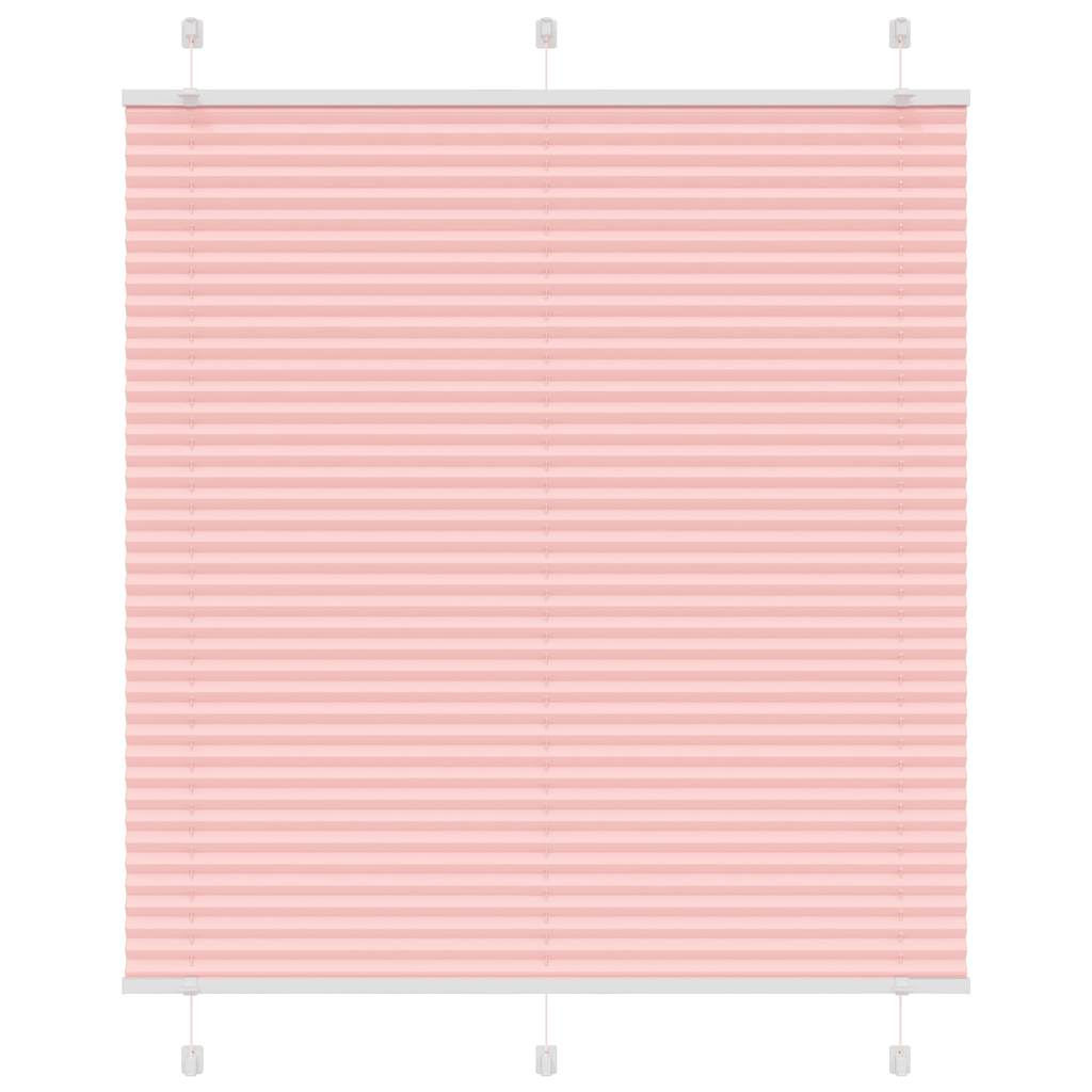 Plissé rolgordijn 120x100cm stofbreedte 119,4cm polyester roze is nu te koop bij PeponiXL, paradijselijk wonen!
