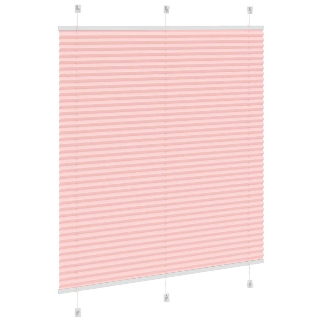 Plissé rolgordijn 120x100cm stofbreedte 119,4cm polyester roze is nu te koop bij PeponiXL, paradijselijk wonen!