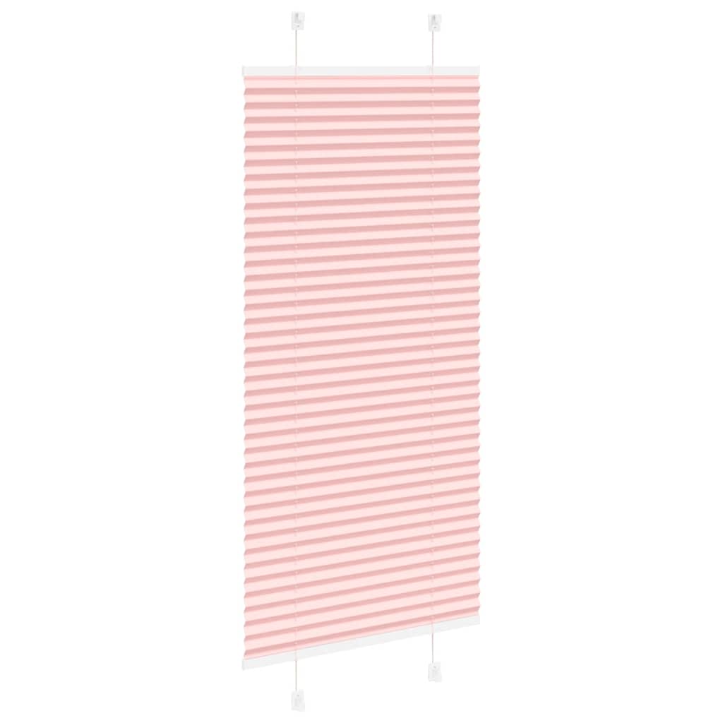 Plissé rolgordijn 60x150 cm stofbreedte 59,4 cm polyester roze is nu te koop bij PeponiXL, paradijselijk wonen!
