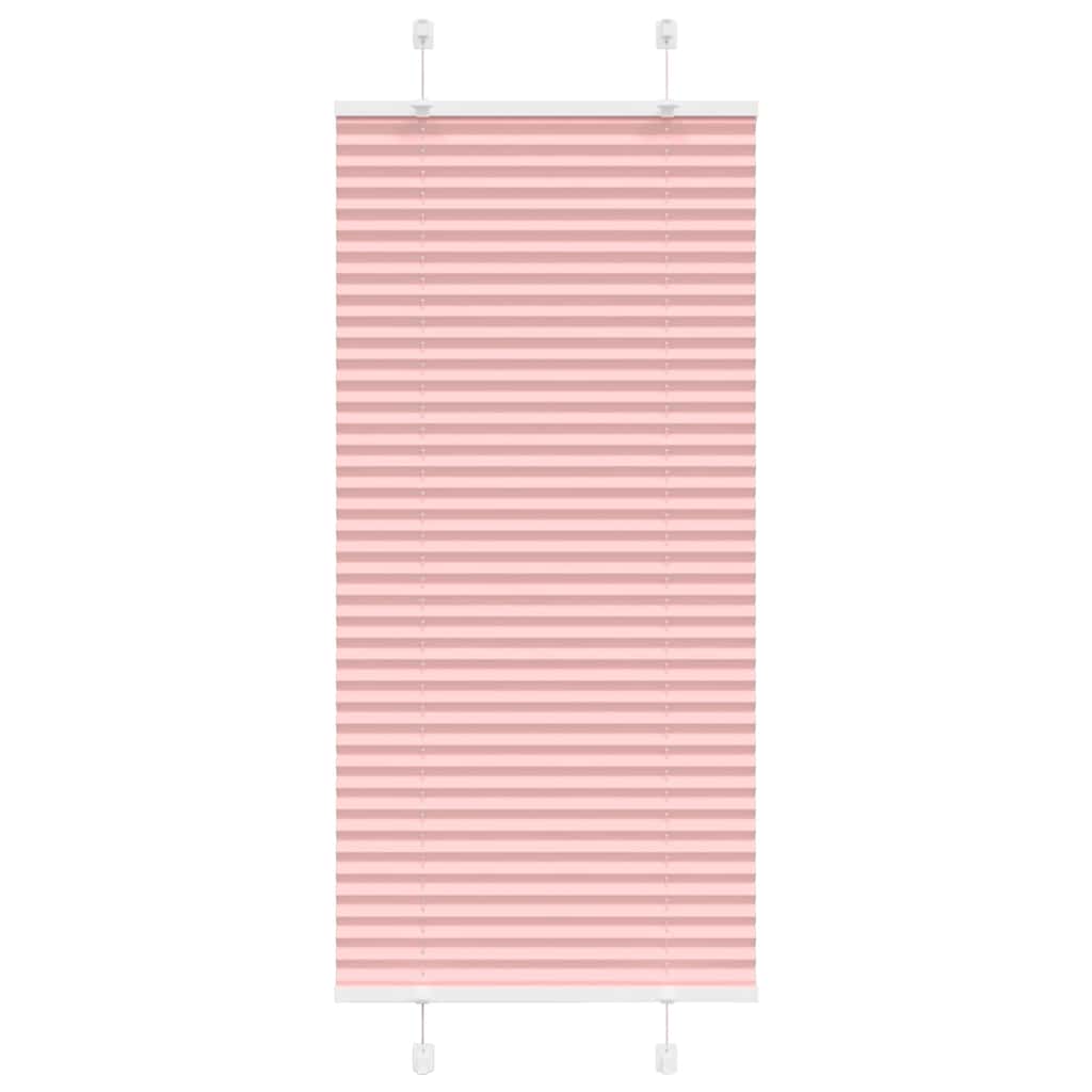 Plissé rolgordijn 65x150 cm stofbreedte 64,4 cm polyester roze is nu te koop bij PeponiXL, paradijselijk wonen!