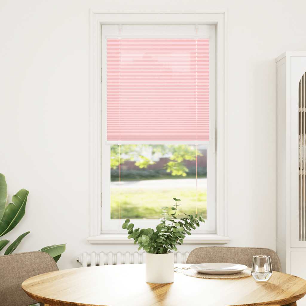 Plissé rolgordijn 65x150 cm stofbreedte 64,4 cm polyester roze is nu te koop bij PeponiXL, paradijselijk wonen!