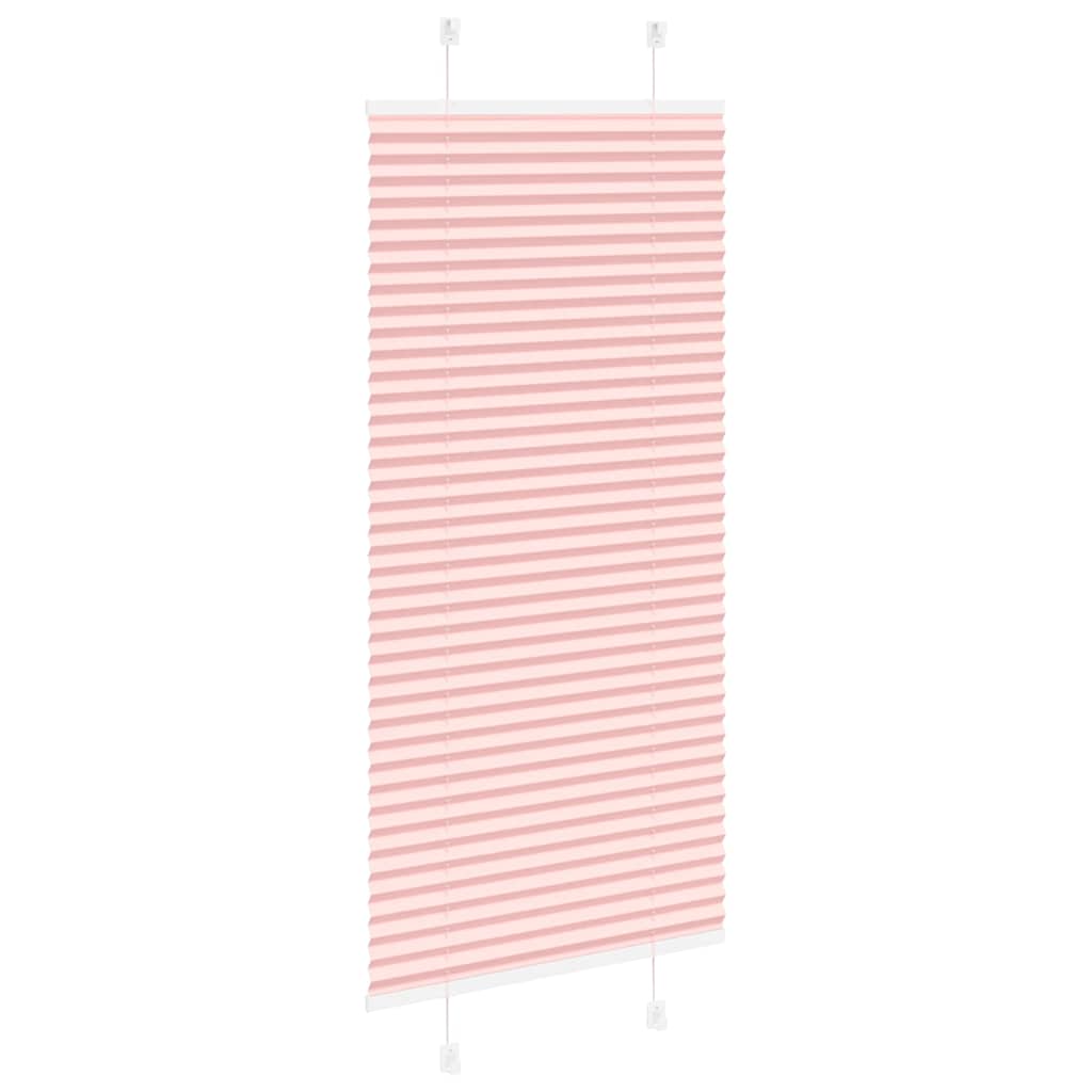Plissé rolgordijn 65x150 cm stofbreedte 64,4 cm polyester roze is nu te koop bij PeponiXL, paradijselijk wonen!