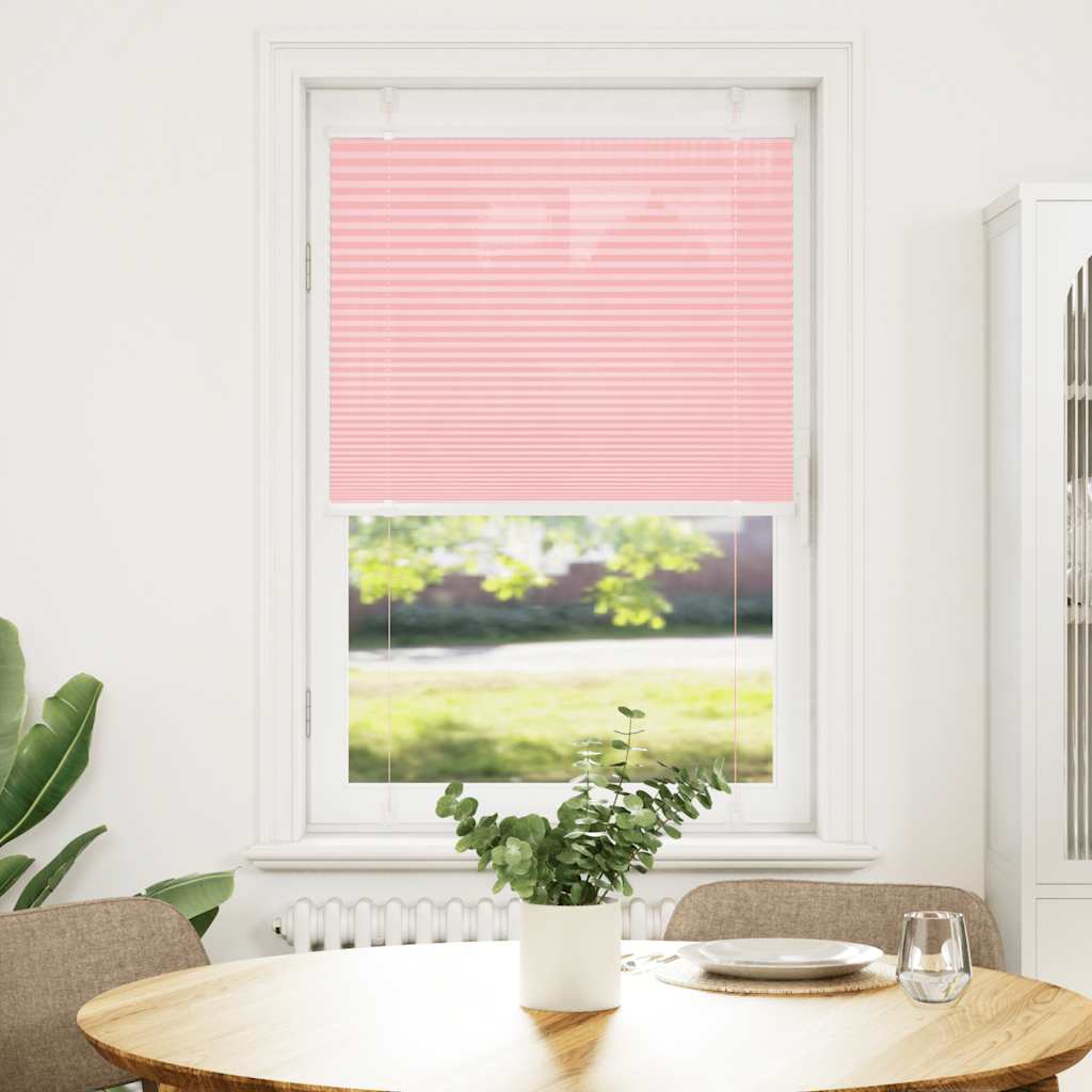 Plissé rolgordijn 70x150 cm stofbreedte 69,4 cm polyester roze is nu te koop bij PeponiXL, paradijselijk wonen!