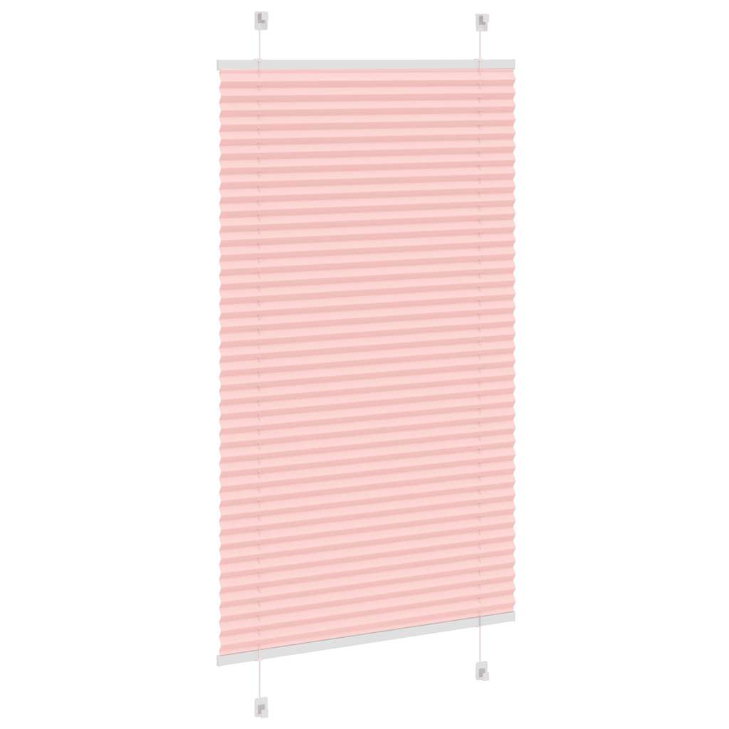 Plissé rolgordijn 70x150 cm stofbreedte 69,4 cm polyester roze is nu te koop bij PeponiXL, paradijselijk wonen!