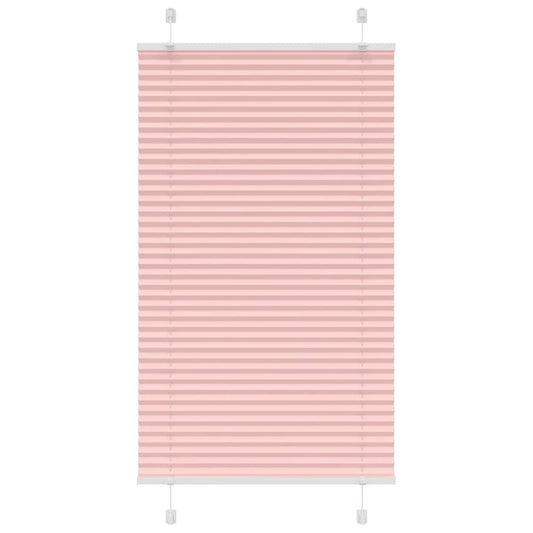 Plissé rolgordijn 80x150 cm stofbreedte 79,4 cm polyester roze is nu te koop bij PeponiXL, paradijselijk wonen!