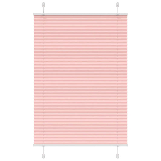 Plissé rolgordijn 95x150 cm stofbreedte 94,4 cm polyester roze is nu te koop bij PeponiXL, paradijselijk wonen!
