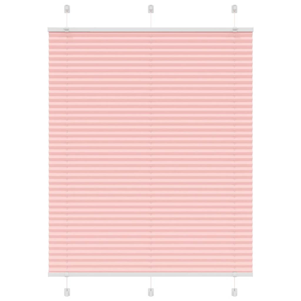 Plissé rolgordijn 105x150cm stofbreedte 104,4cm polyester roze is nu te koop bij PeponiXL, paradijselijk wonen!