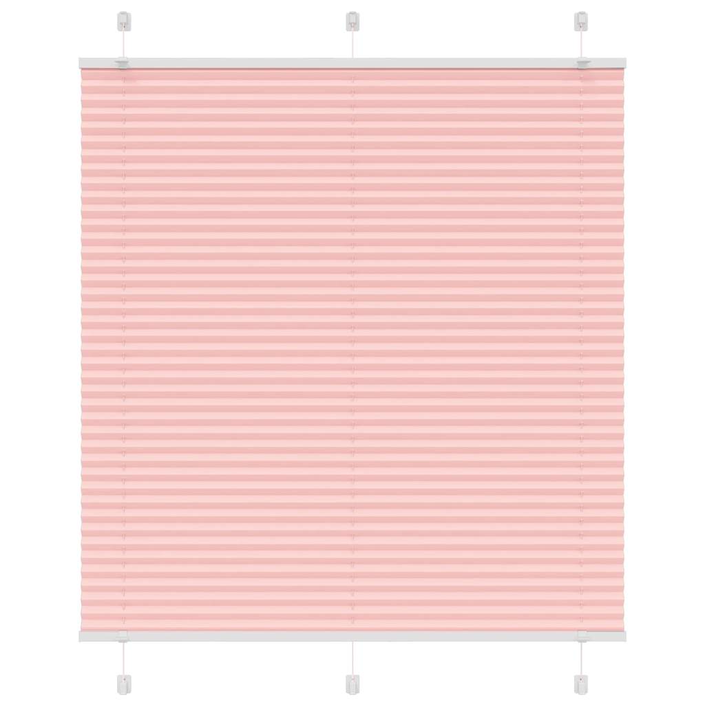 Plissé rolgordijn 120x150cm stofbreedte 119,4cm polyester roze is nu te koop bij PeponiXL, paradijselijk wonen!