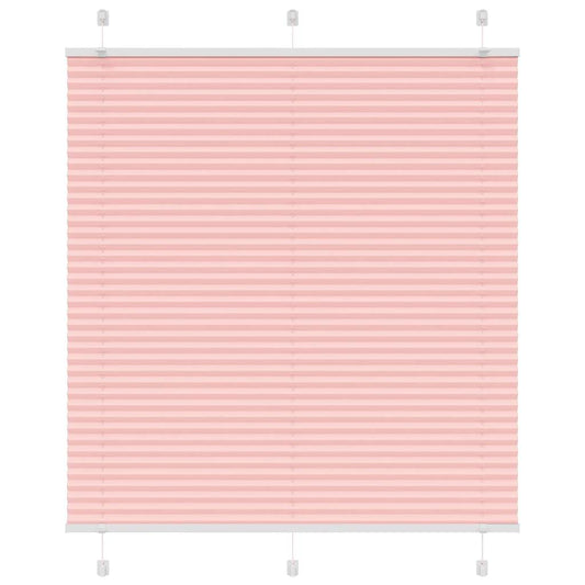 Plissé rolgordijn 120x150cm stofbreedte 119,4cm polyester roze is nu te koop bij PeponiXL, paradijselijk wonen!