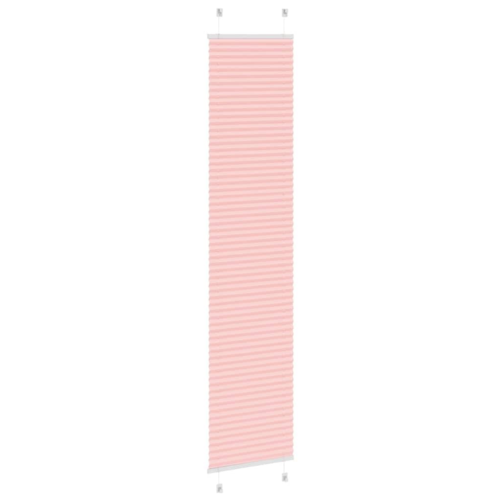 Plissé rolgordijn 40x200 cm stofbreedte 39,4 cm polyester roze is nu te koop bij PeponiXL, paradijselijk wonen!
