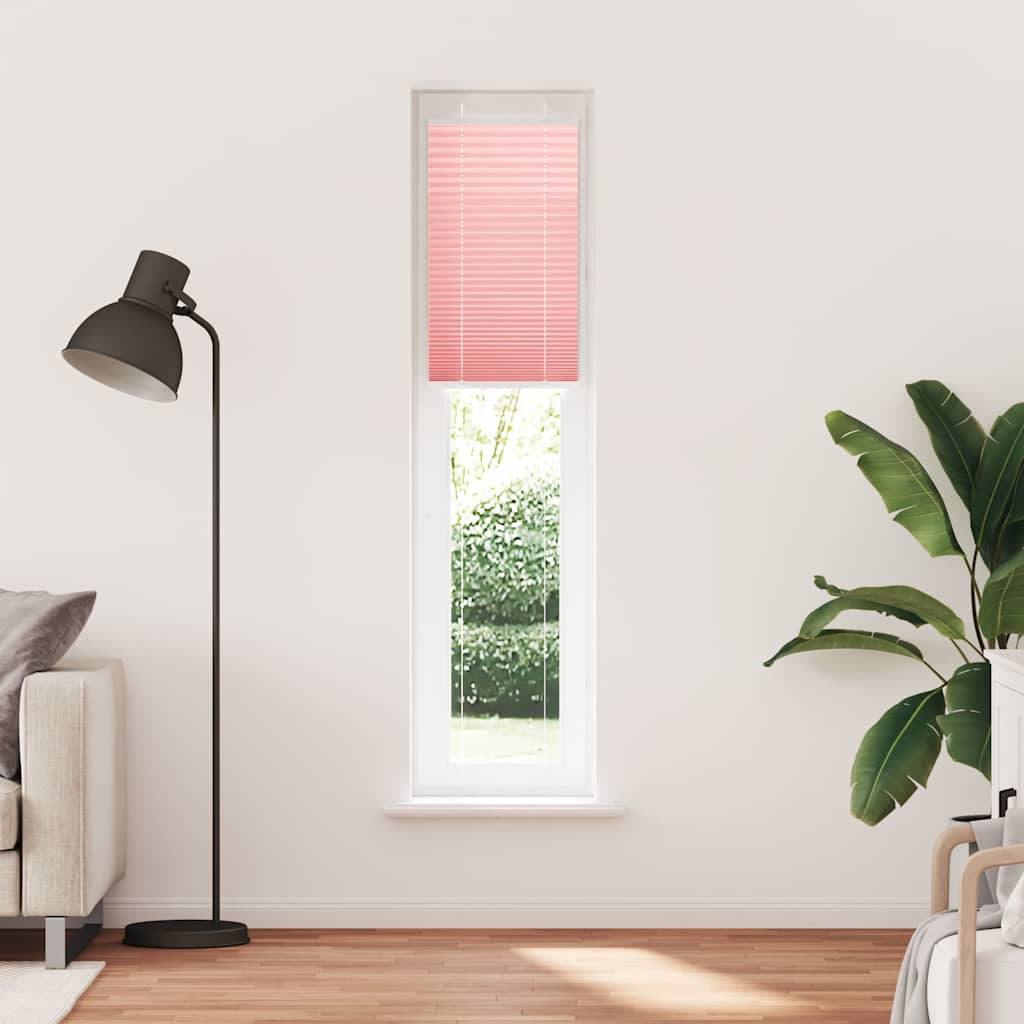 Plissé rolgordijn 45x200 cm stofbreedte 44,4 cm polyester roze is nu te koop bij PeponiXL, paradijselijk wonen!
