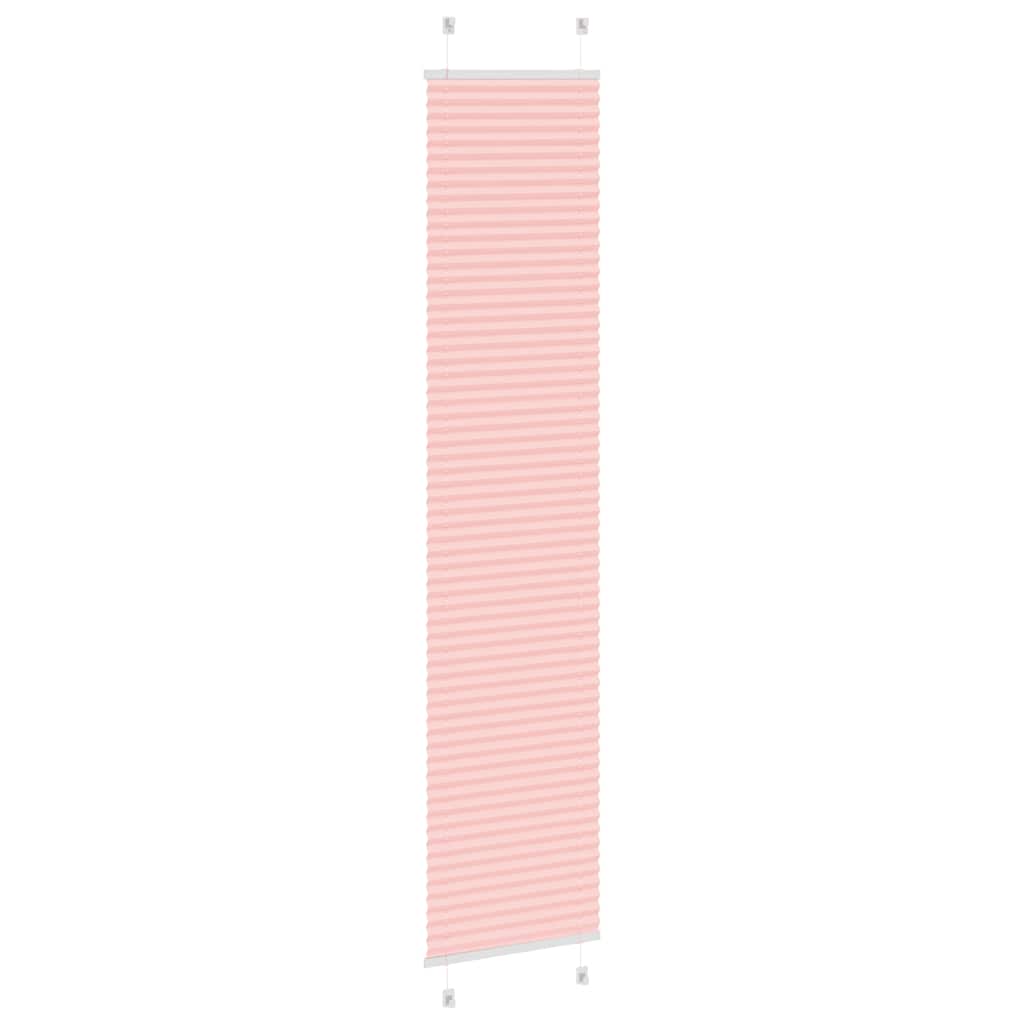 Plissé rolgordijn 45x200 cm stofbreedte 44,4 cm polyester roze is nu te koop bij PeponiXL, paradijselijk wonen!