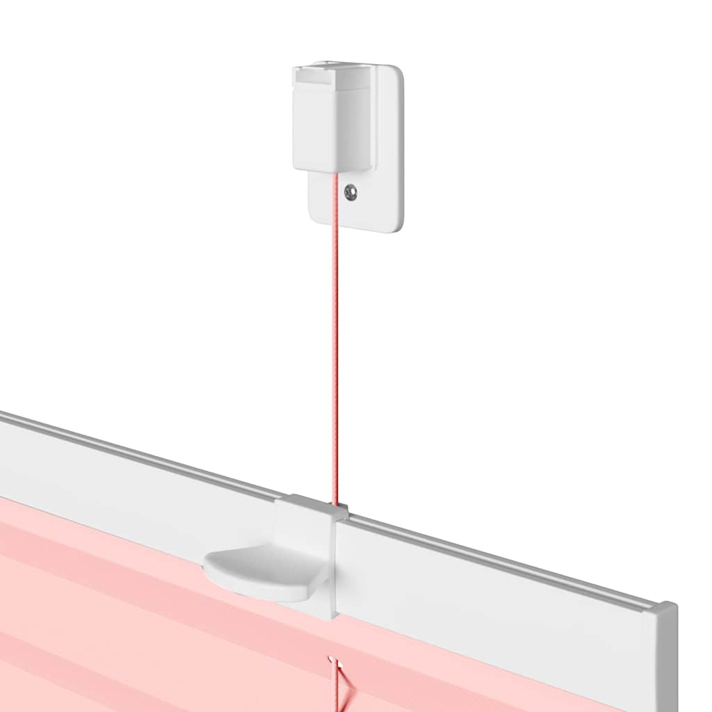 Plissé rolgordijn 60x200 cm stofbreedte 59,4 cm polyester roze is nu te koop bij PeponiXL, paradijselijk wonen!