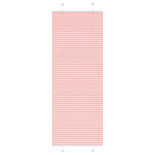 Plissé rolgordijn 70x200 cm stofbreedte 69,4 cm polyester roze is nu te koop bij PeponiXL, paradijselijk wonen!