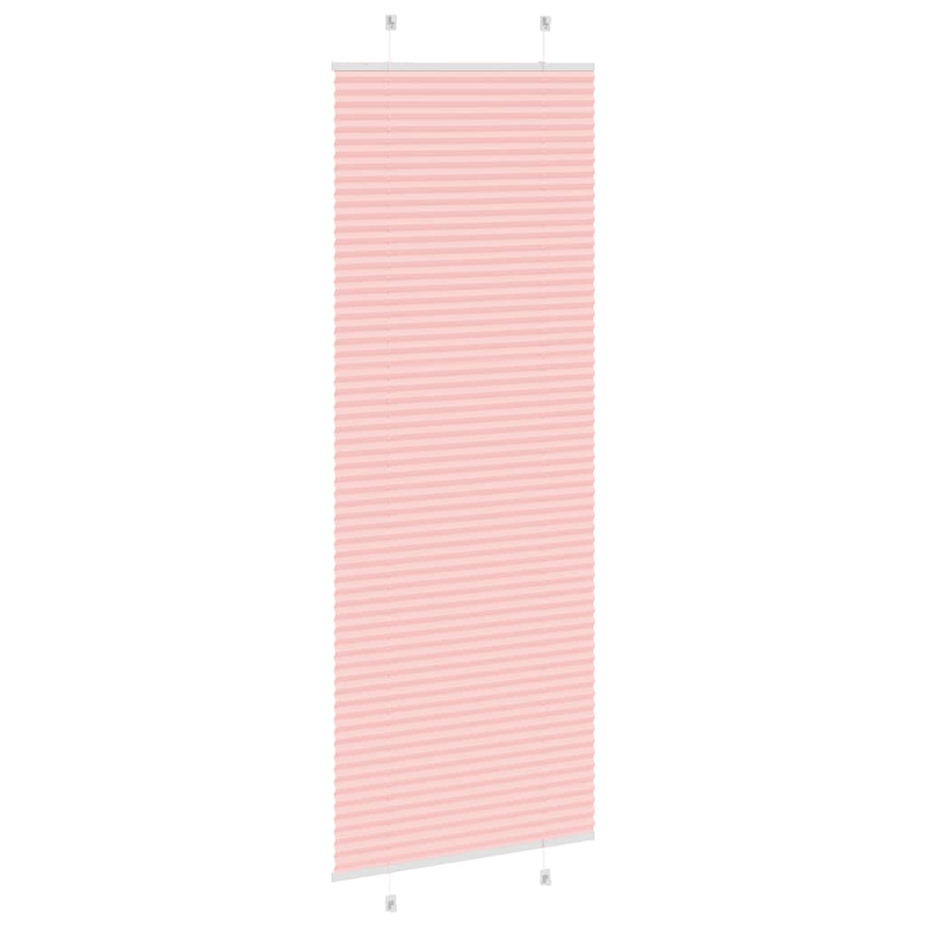 Plissé rolgordijn 70x200 cm stofbreedte 69,4 cm polyester roze is nu te koop bij PeponiXL, paradijselijk wonen!