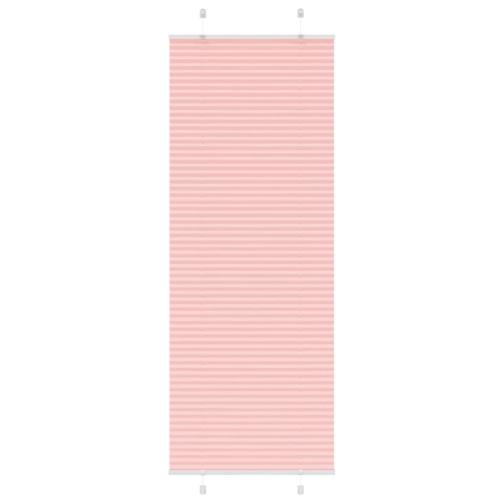 Plissé rolgordijn 75x200 cm stofbreedte 74,4 cm polyester roze is nu te koop bij PeponiXL, paradijselijk wonen!