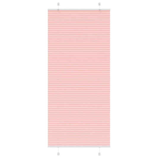 Plissé rolgordijn 85x200 cm stofbreedte 84,4 cm polyester roze is nu te koop bij PeponiXL, paradijselijk wonen!