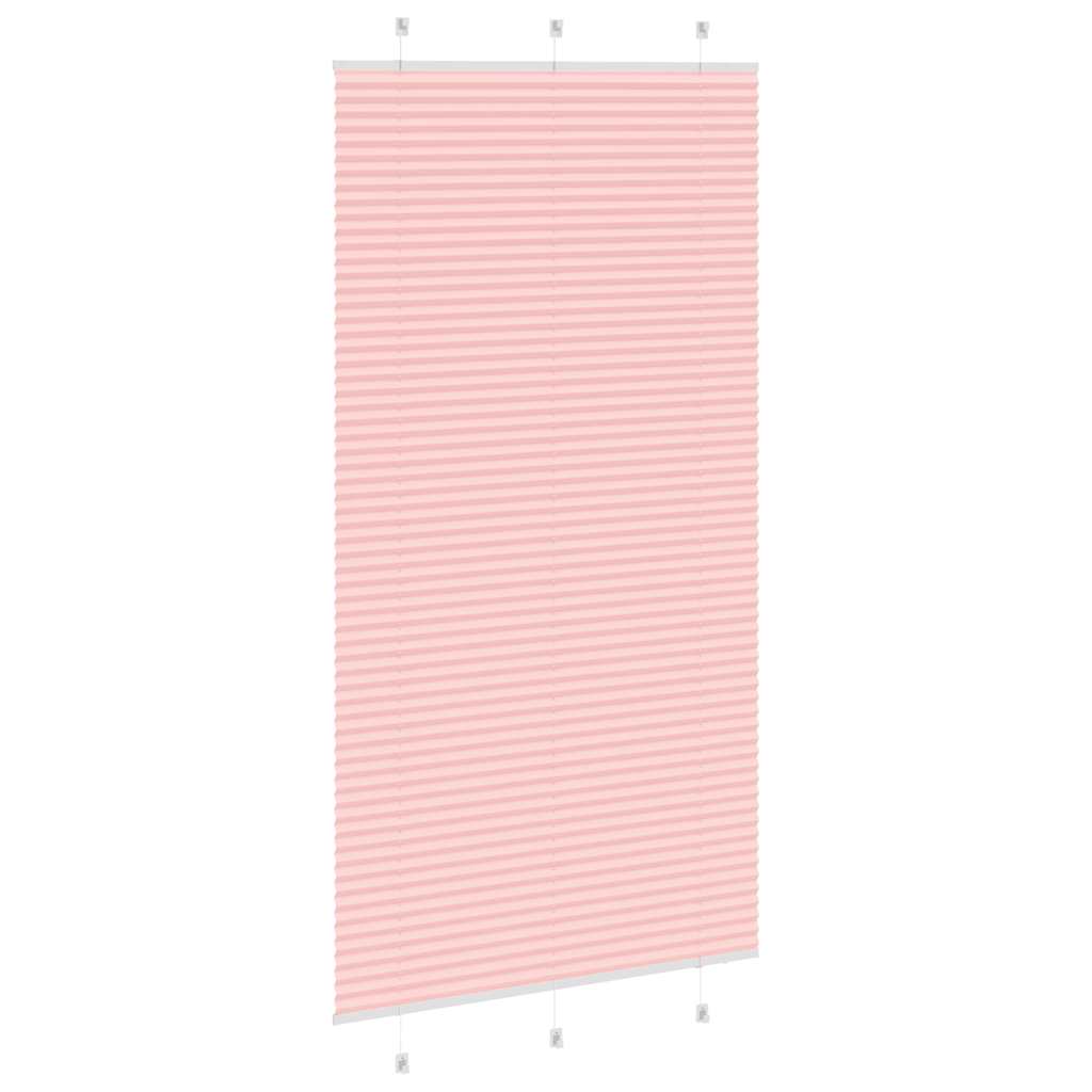 Plissé rolgordijn 105x200cm stofbreedte 104,4cm polyester roze is nu te koop bij PeponiXL, paradijselijk wonen!