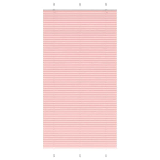 Plissé rolgordijn 110x200cm stofbreedte 109,4cm polyester roze is nu te koop bij PeponiXL, paradijselijk wonen!
