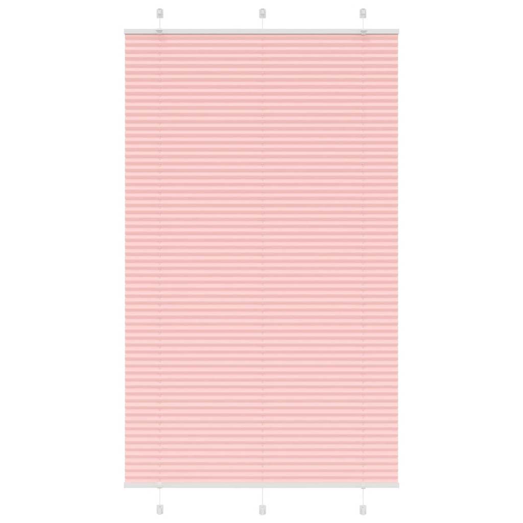 Plissé rolgordijn 115x200cm stofbreedte 114,4cm polyester roze is nu te koop bij PeponiXL, paradijselijk wonen!
