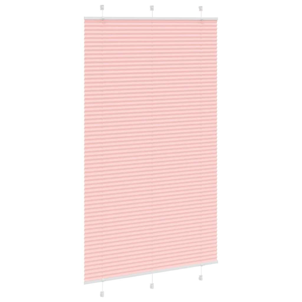 Plissé rolgordijn 115x200cm stofbreedte 114,4cm polyester roze is nu te koop bij PeponiXL, paradijselijk wonen!