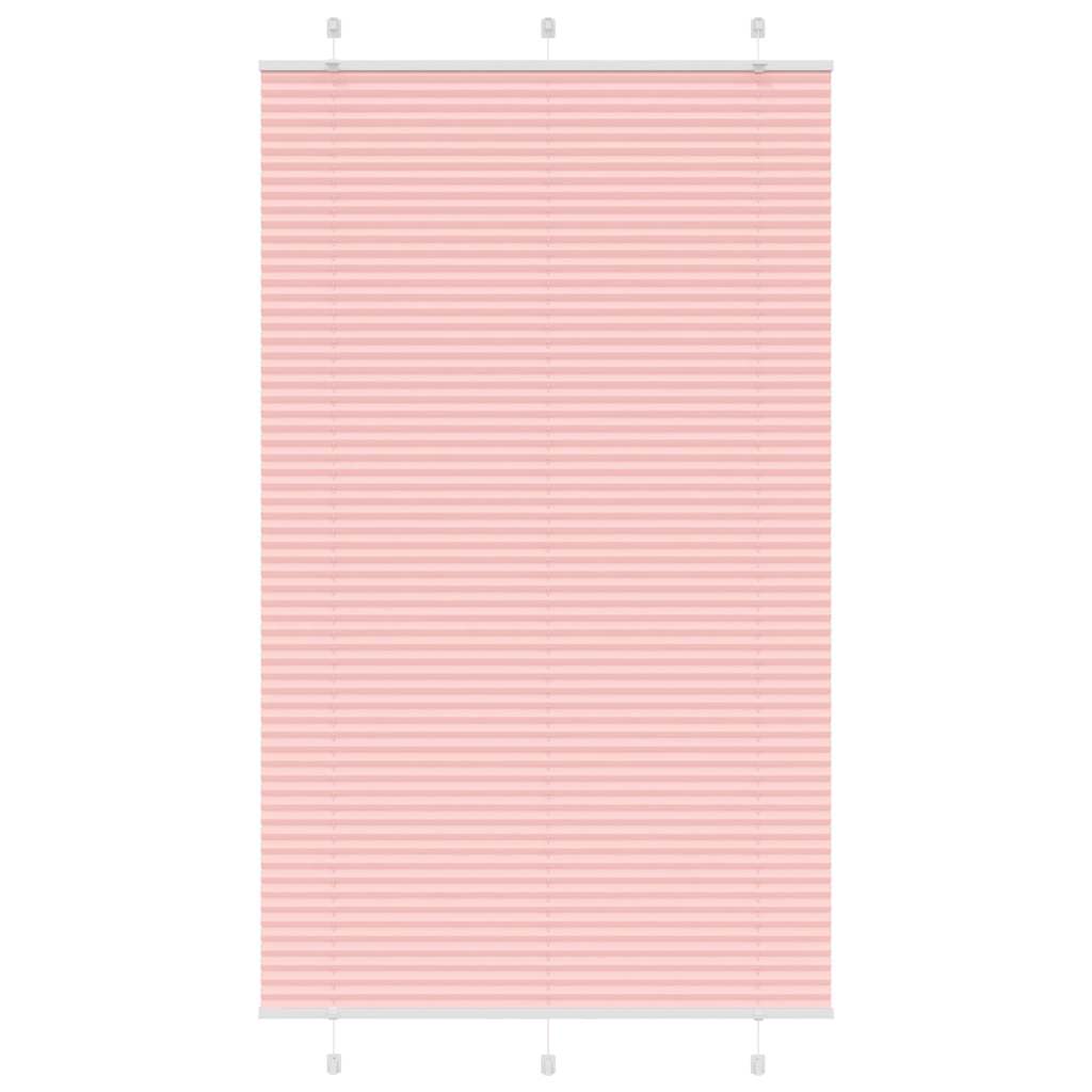 Plissé rolgordijn 120x200cm stofbreedte 119,4cm polyester roze is nu te koop bij PeponiXL, paradijselijk wonen!