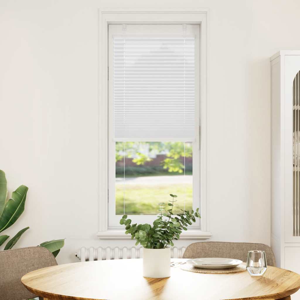 Plissé rolgordijn 40x100 cm stofbreedte 39,4 cm polyester wit is nu te koop bij PeponiXL, paradijselijk wonen!